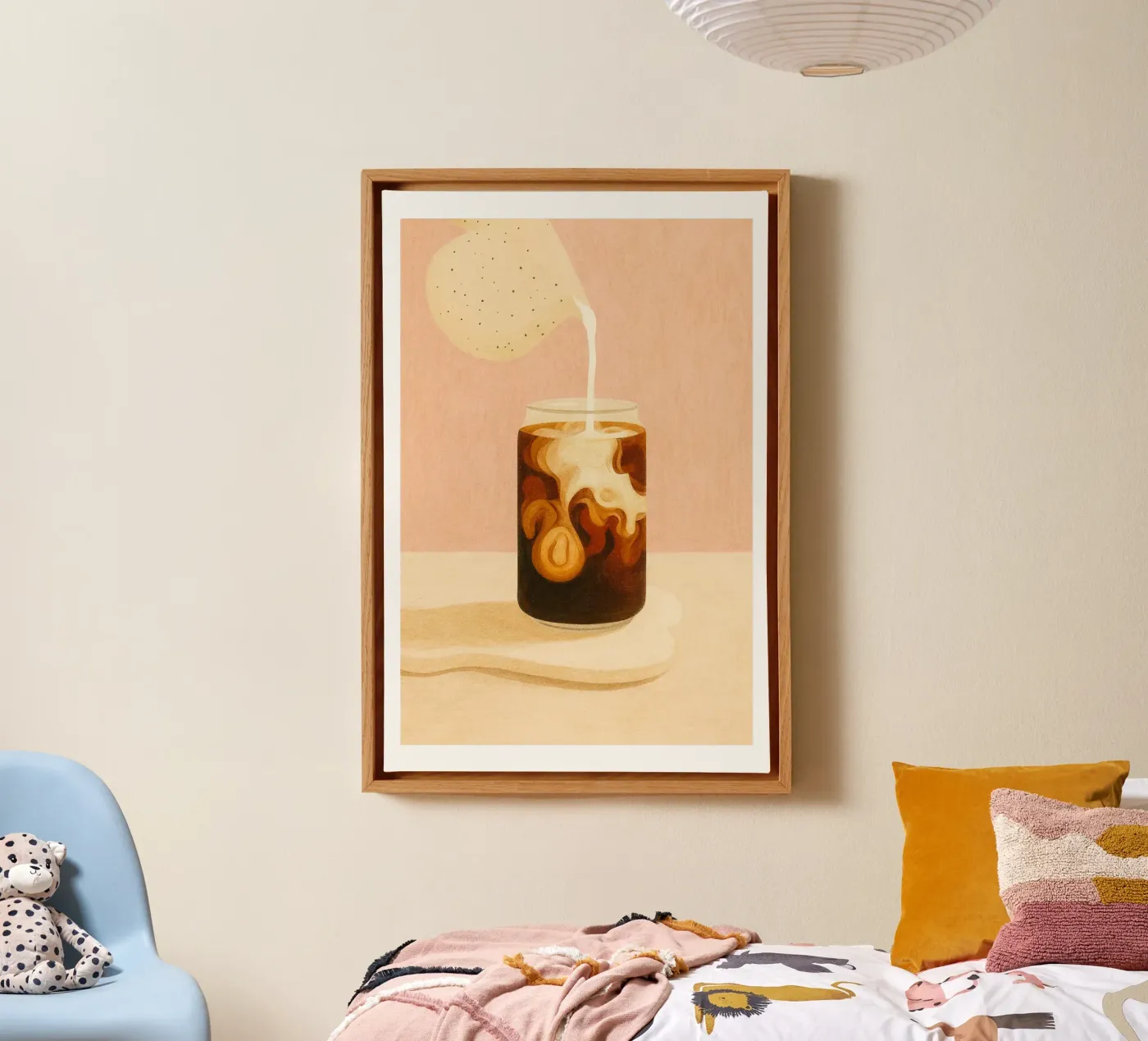 Caffè Latte canvas van PurePeachStudio