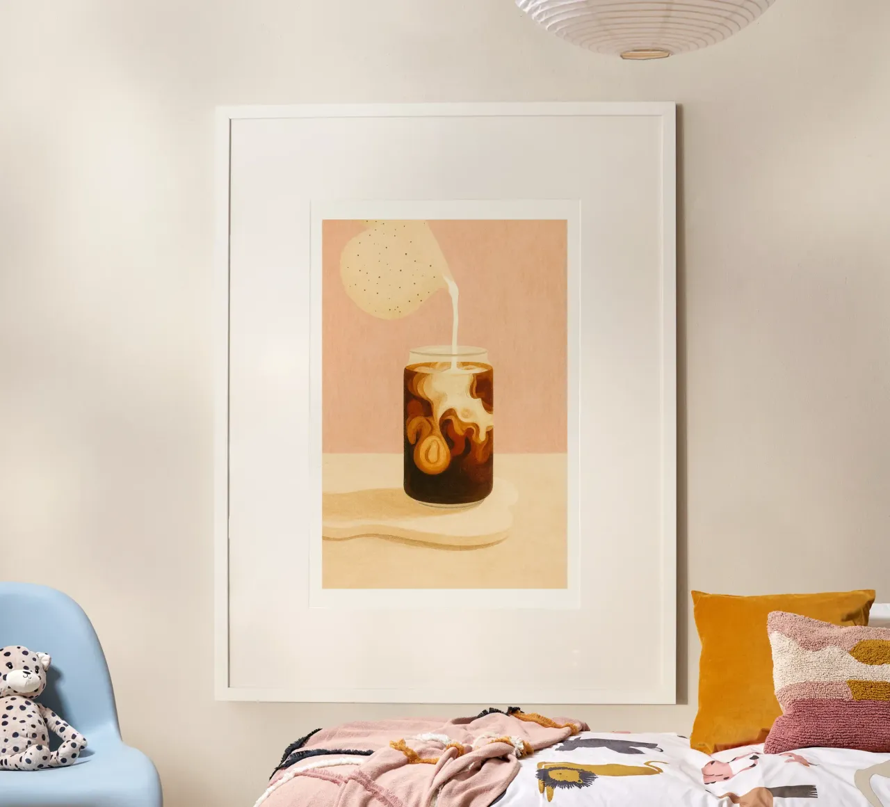 Caffè Latte poster by PurePeachStudio