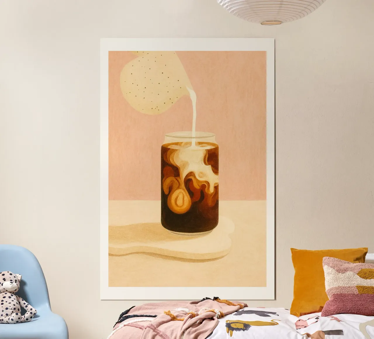 Caffè Latte poster by PurePeachStudio