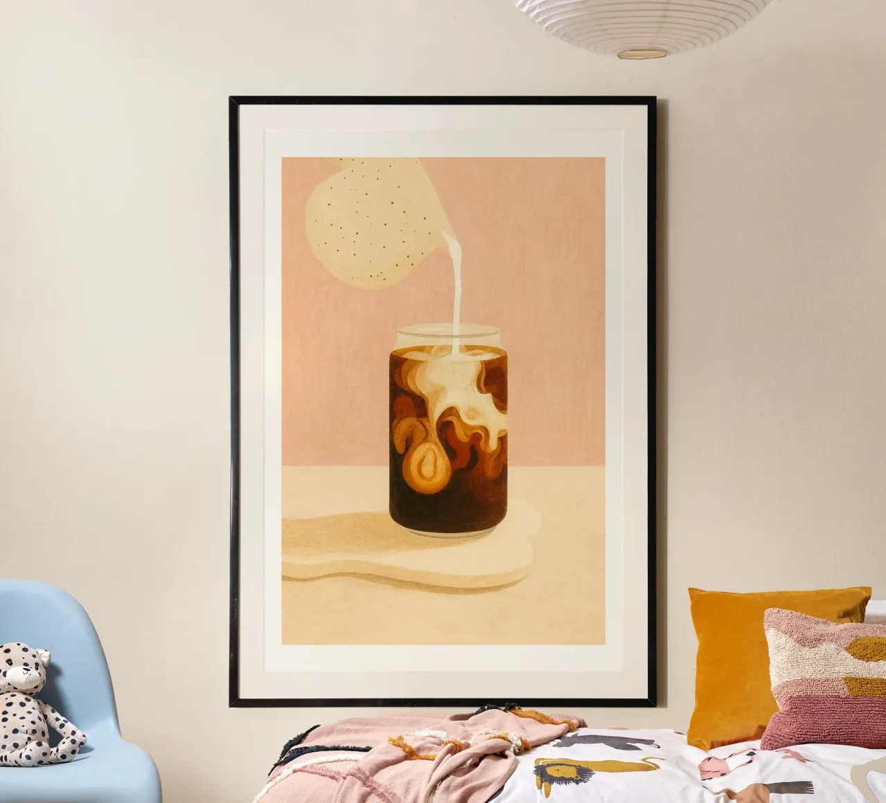Caffè Latte poster by PurePeachStudio