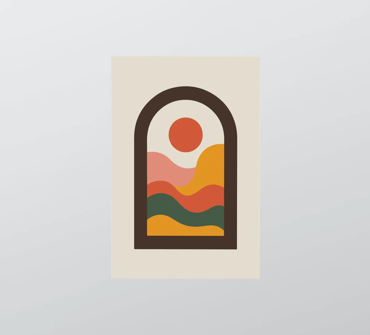 Sunset View sticker van LisaArtes