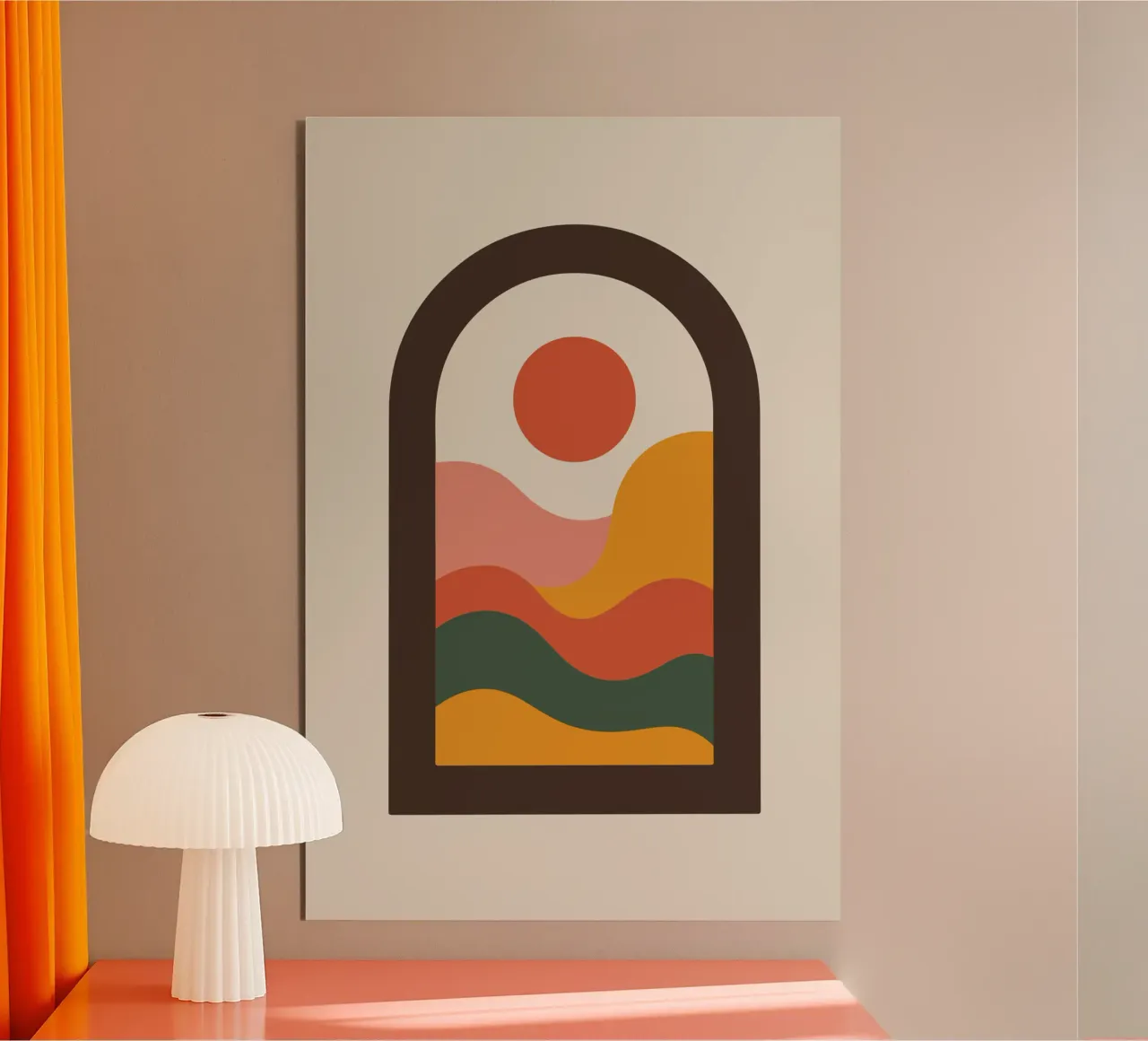 Sunset View alluminio dibond da LisaArtes