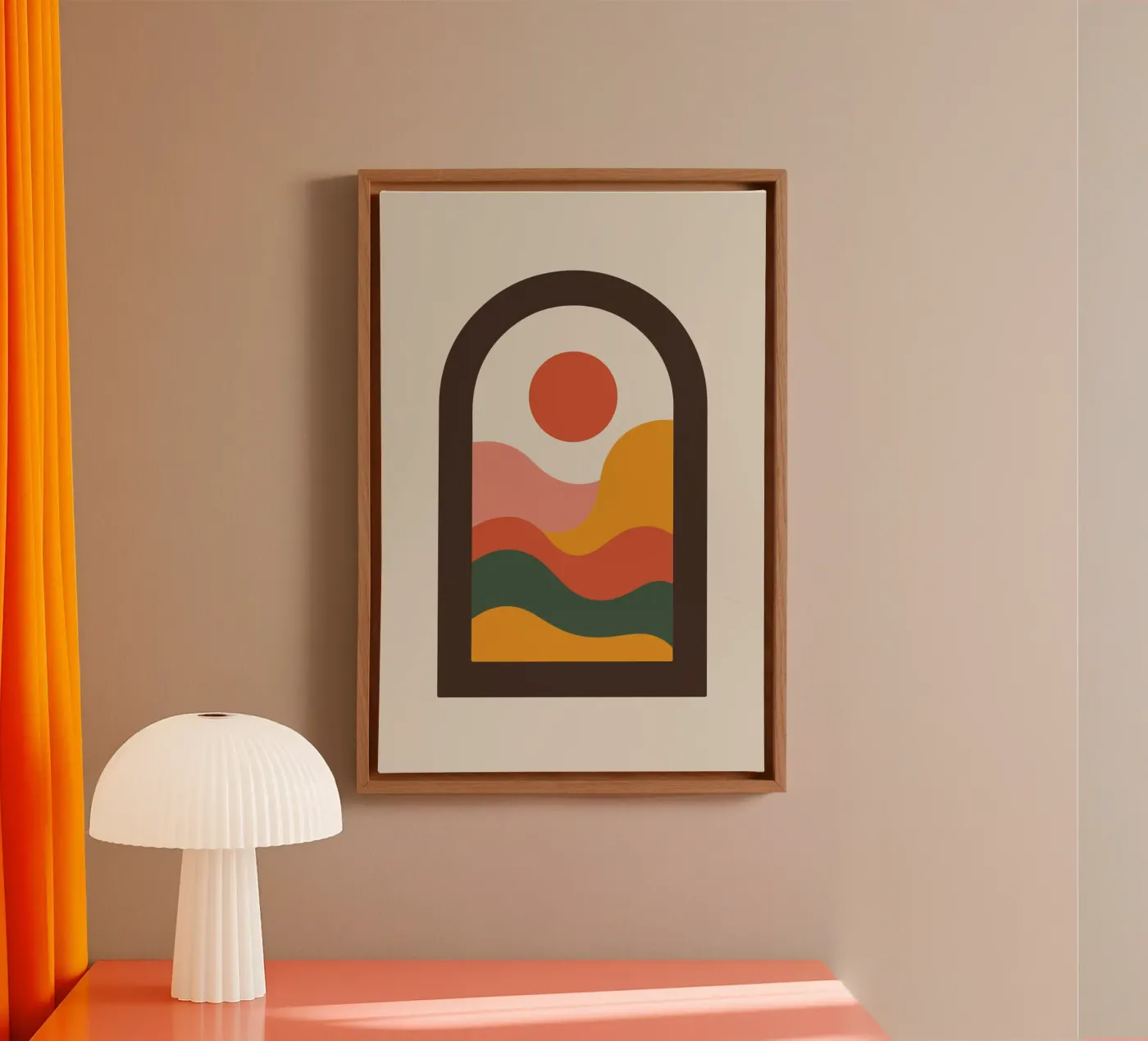 Sunset View tela da LisaArtes