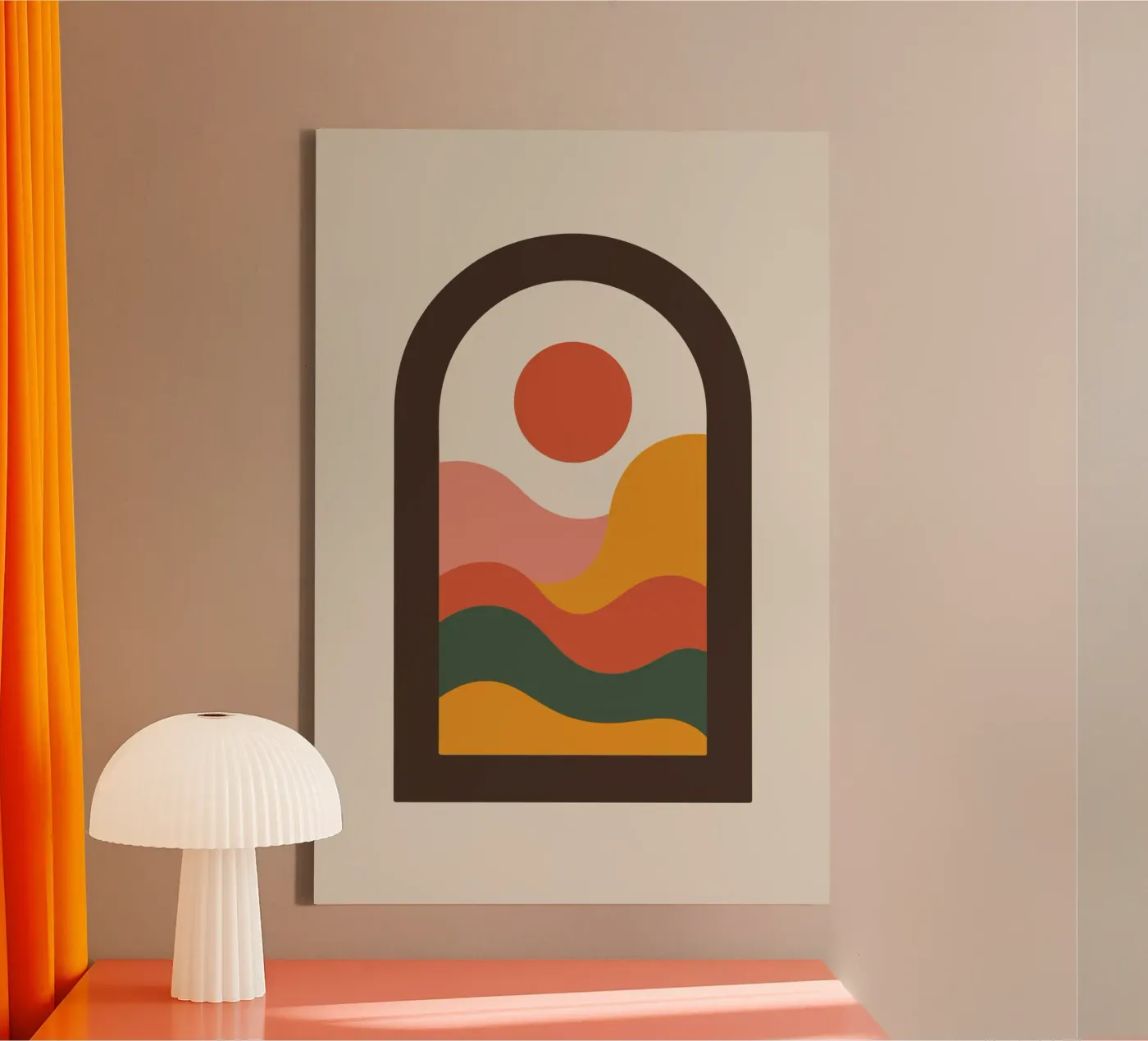 Sunset View tela da LisaArtes