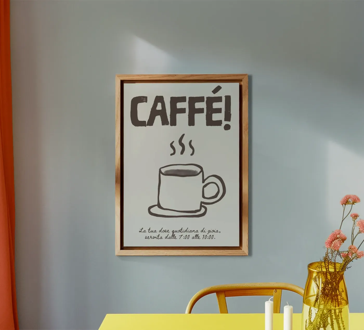 Caffé! alluminio dibond da PurePeachStudio