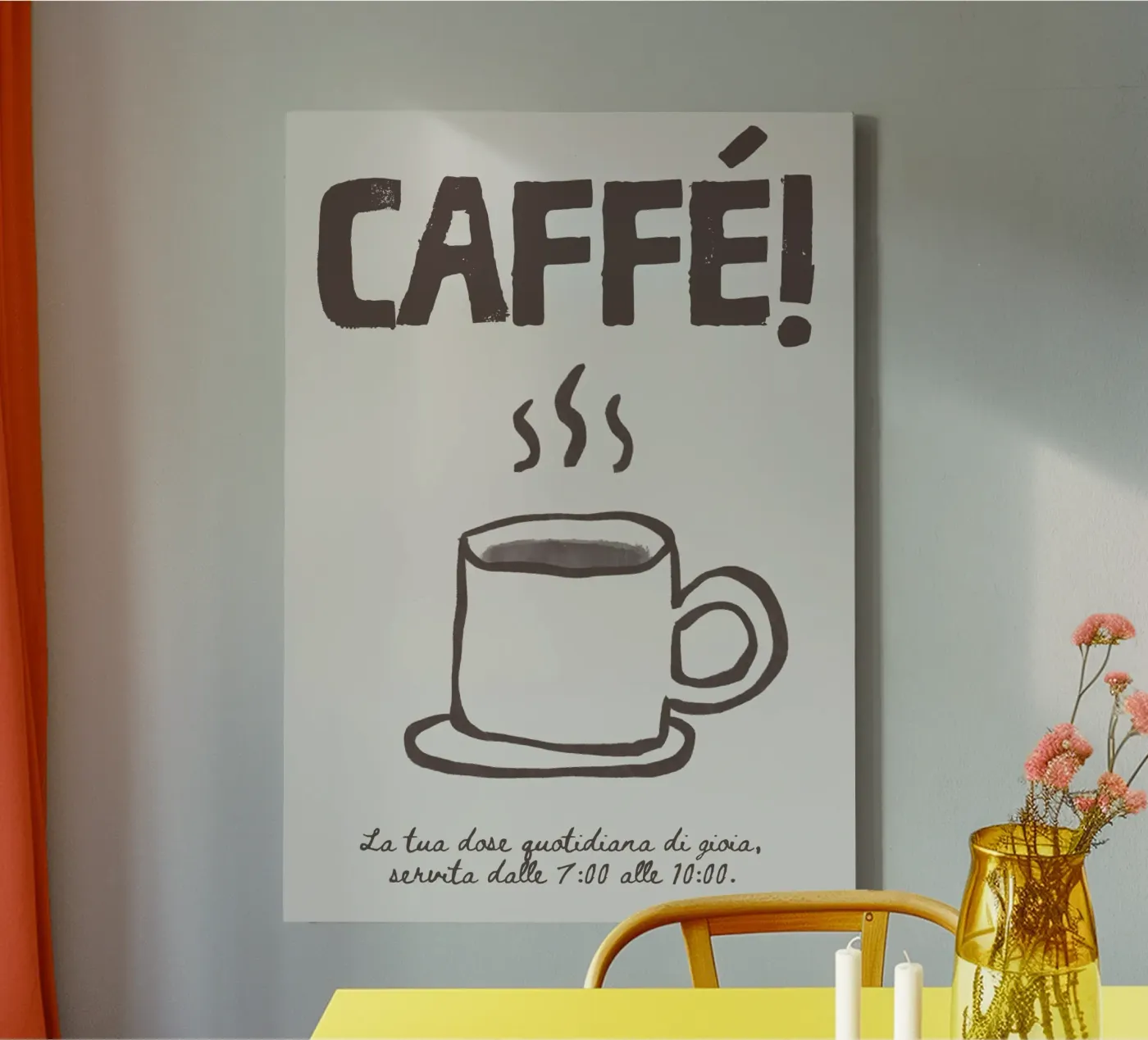 Caffé! canvas by PurePeachStudio