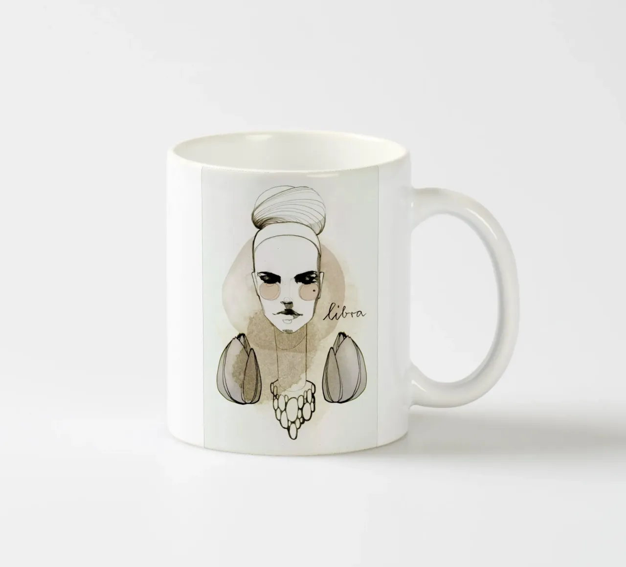 Waage tazza in ceramica da Ekaterina Koroleva