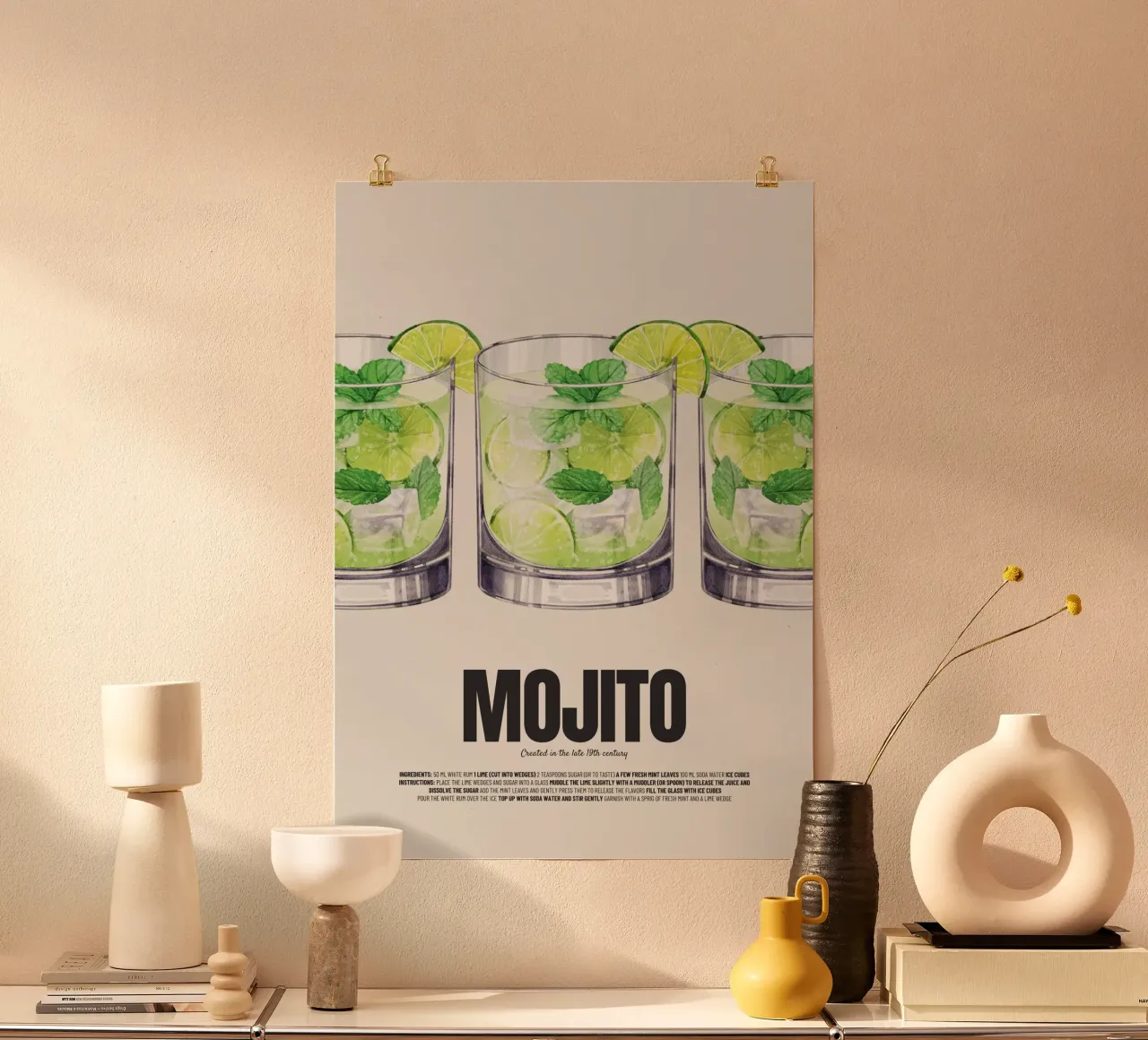 Mojito poster da PurePeachStudio