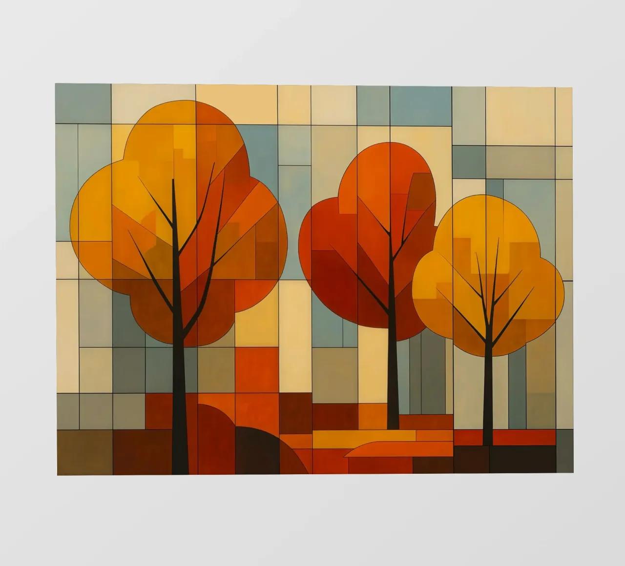 Paesaggio autunnale Bauhaus pellicola backlit da ARTOMATIC