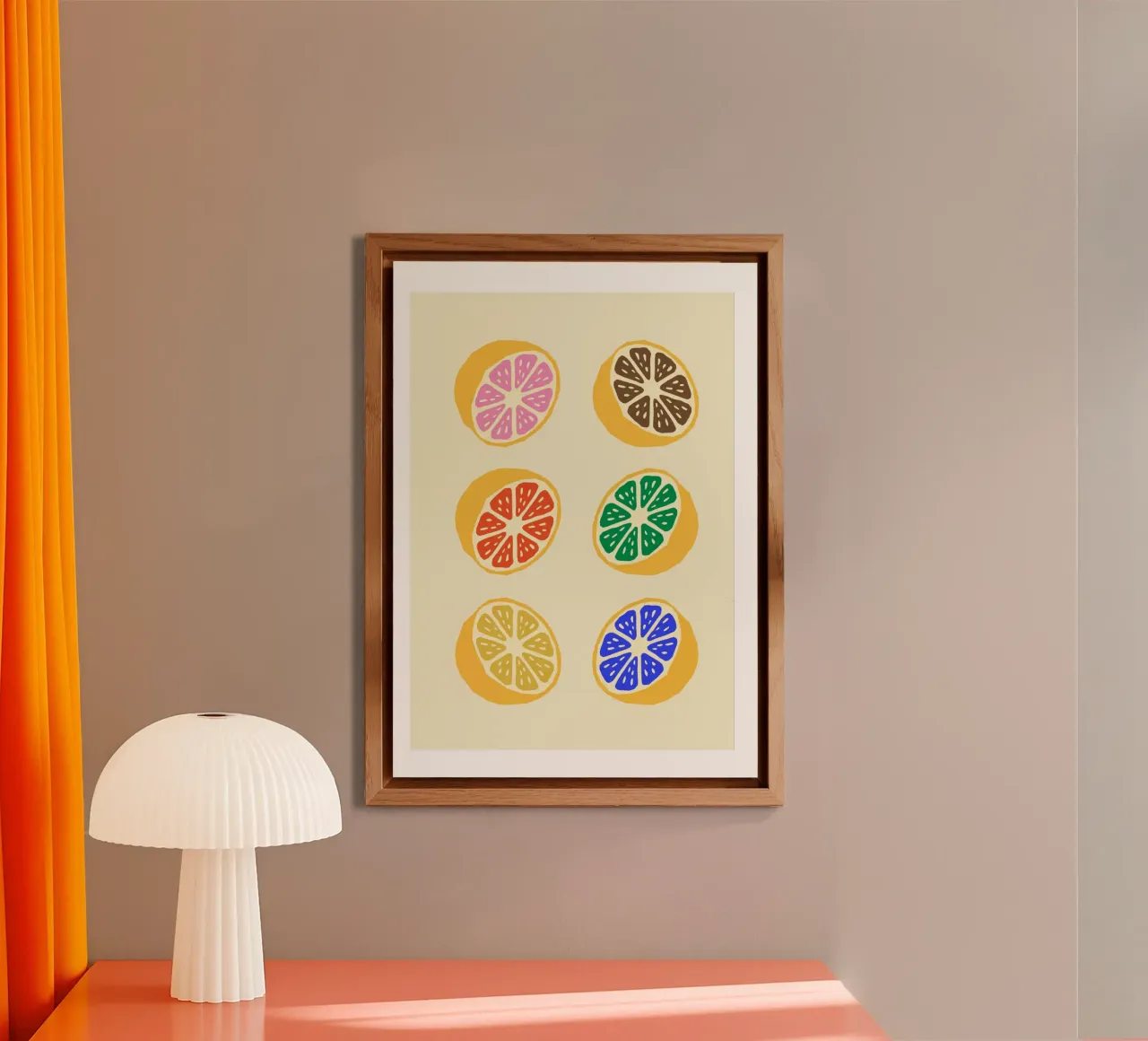 Orangen alluminio dibond da PurePeachStudio
