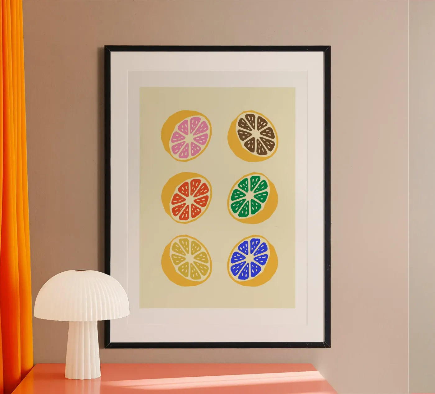 Orangen poster da PurePeachStudio