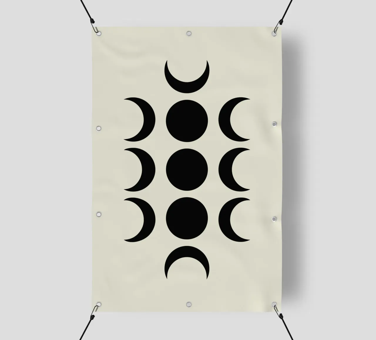 Vertical Moon Phases telo in pvc da LisaArtes