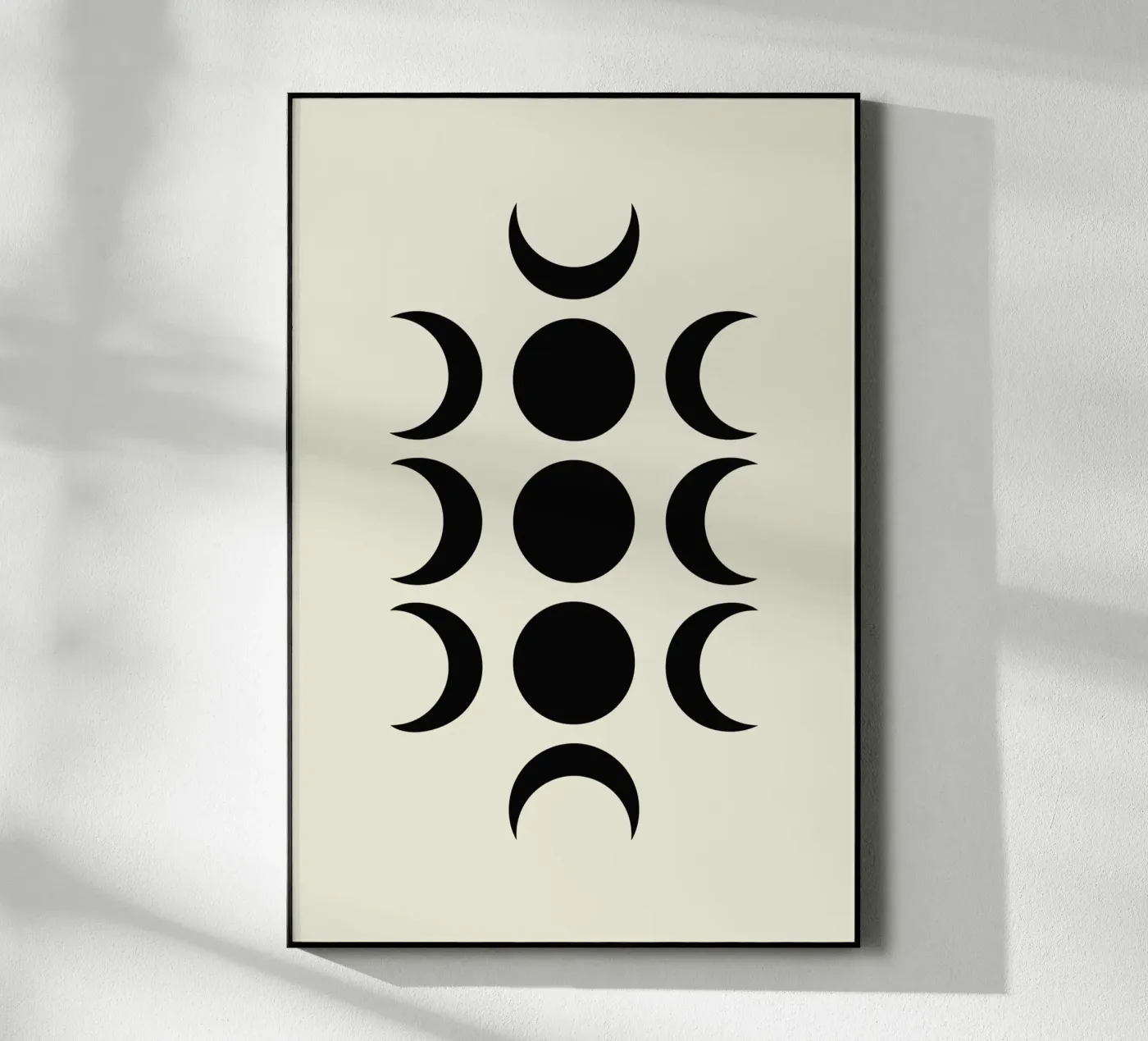 Vertical Moon Phases acryl van LisaArtes