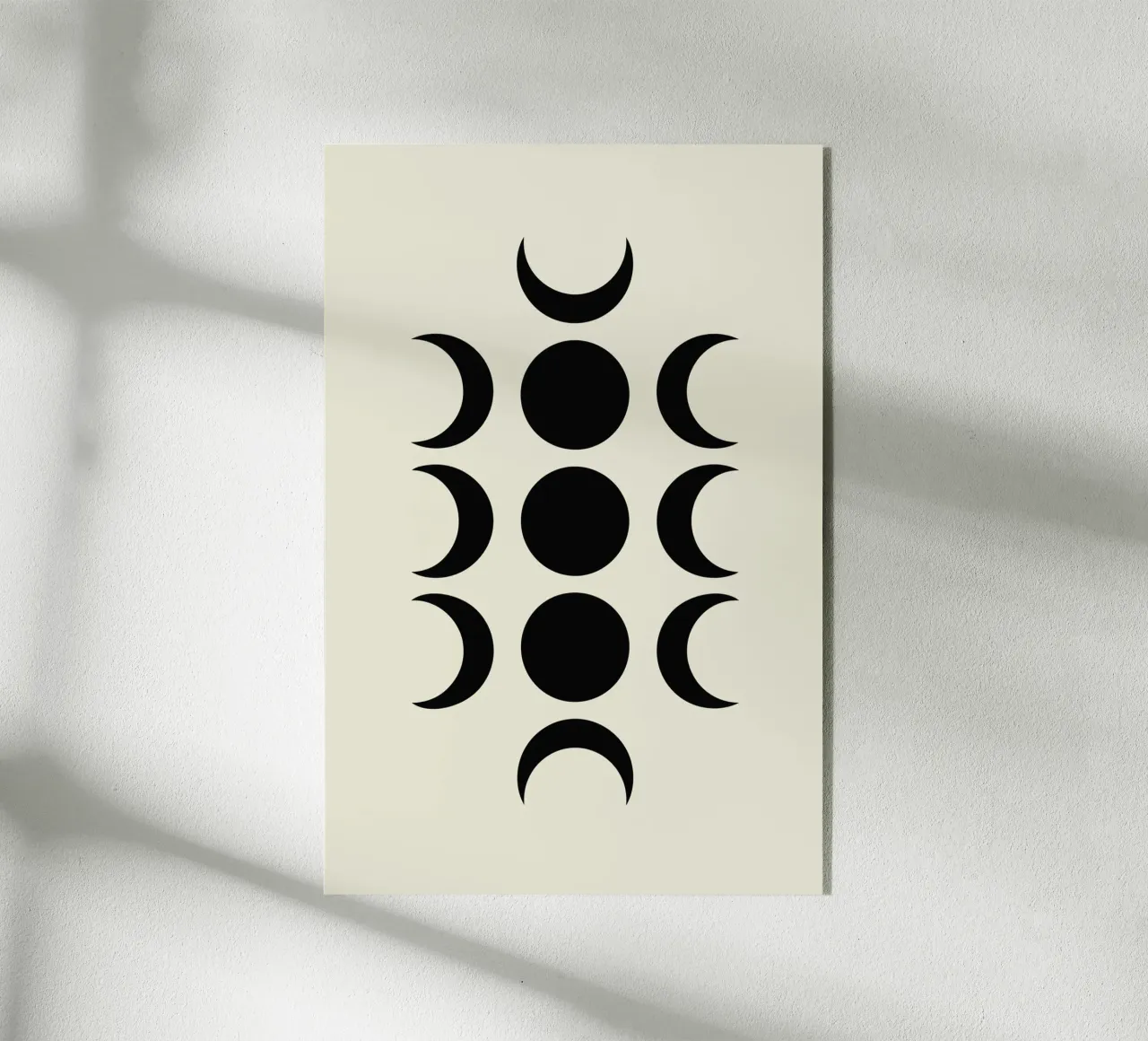 Vertical Moon Phases plexiglass da LisaArtes