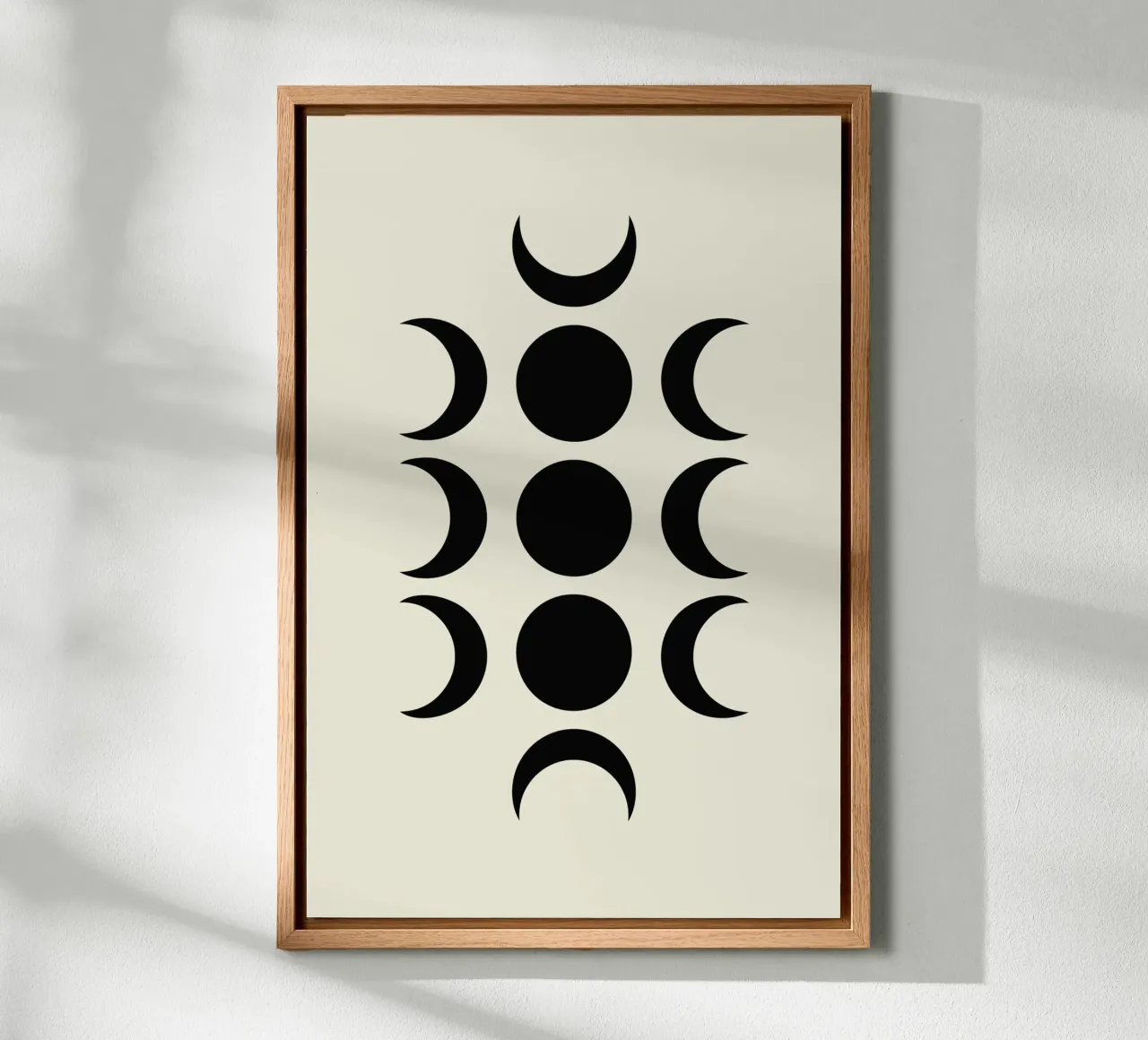 Vertical Moon Phases alluminio dibond da LisaArtes