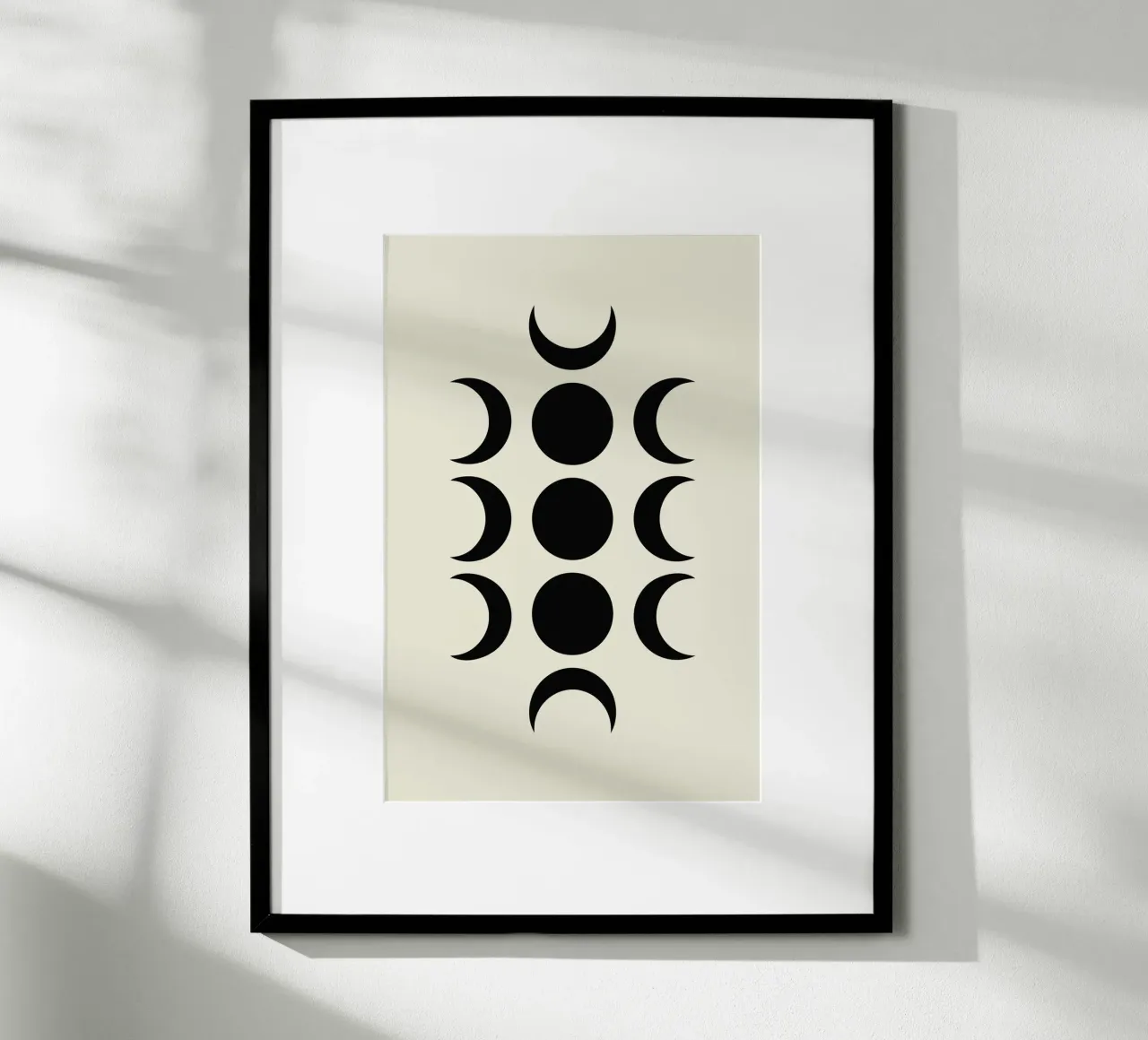 Vertical Moon Phases carta hahnemühle da LisaArtes