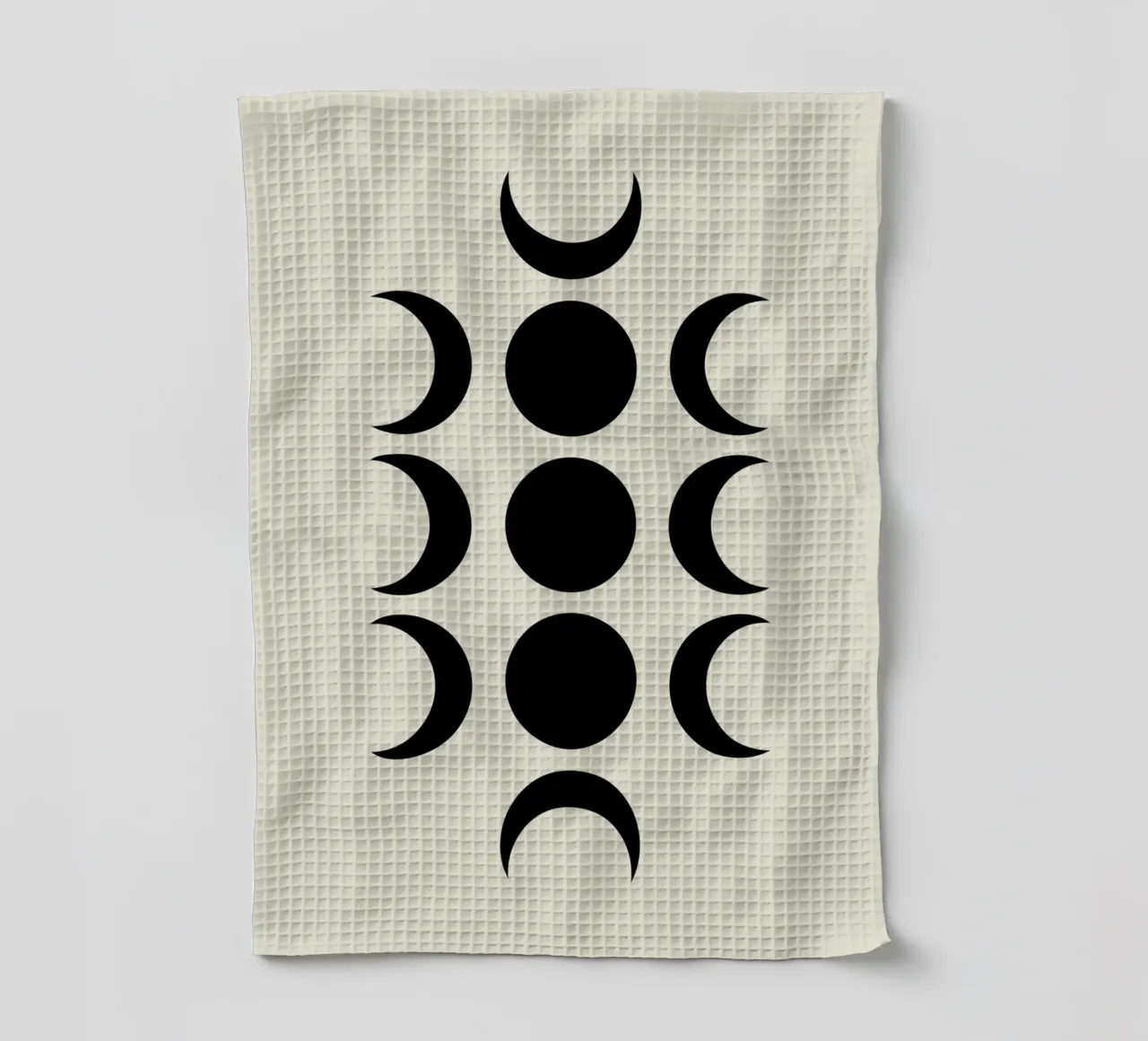 Vertical Moon Phases canovaccio da cucina da LisaArtes