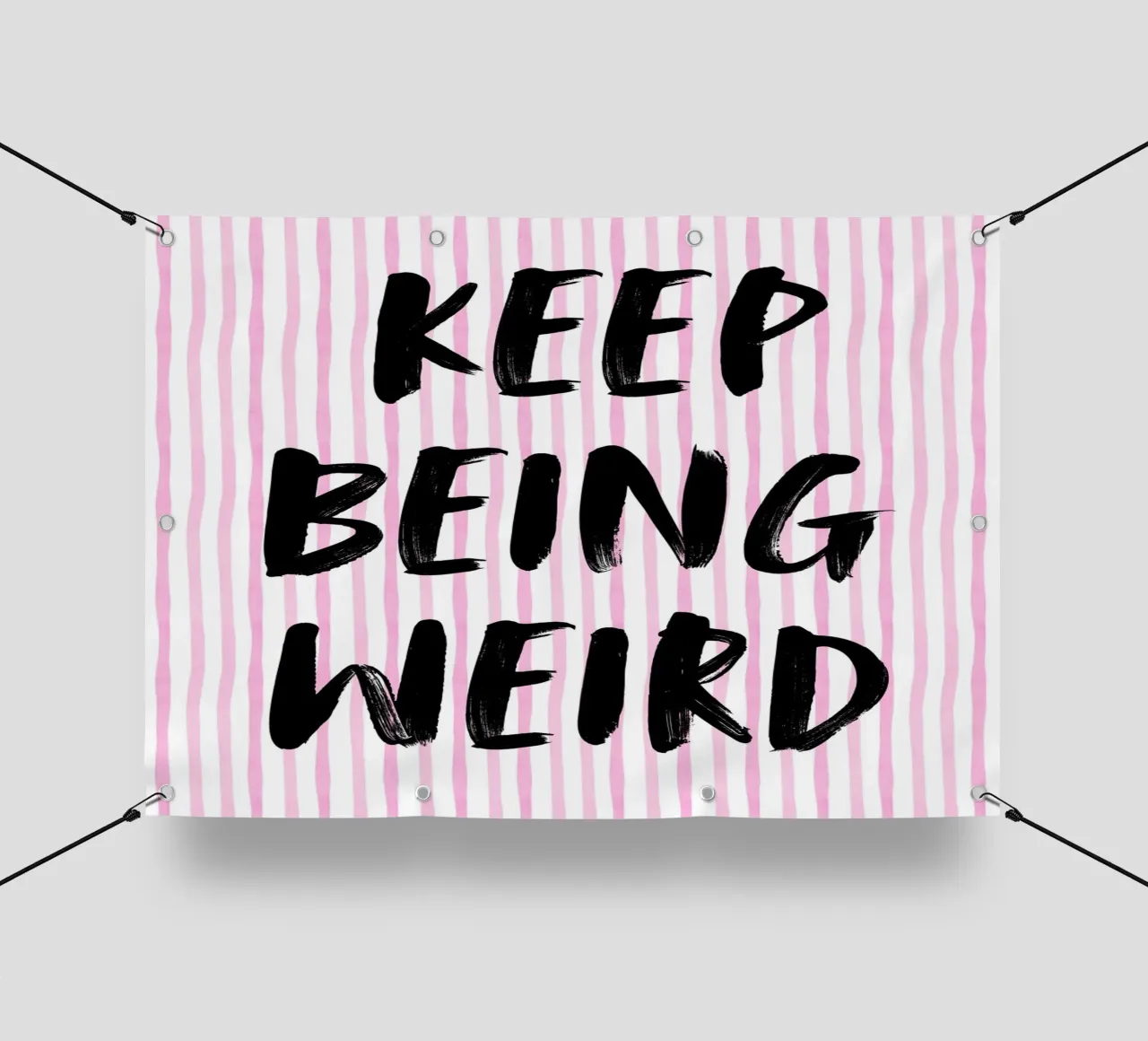 Keep being weird telo in pvc da PinkCandyWalls