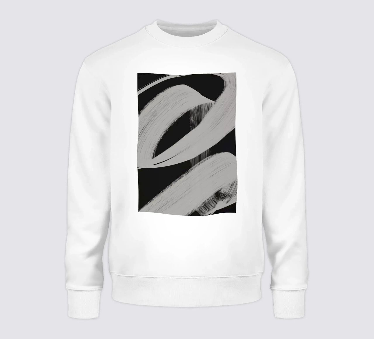 Gray Strokes No 2 felpa da treechild