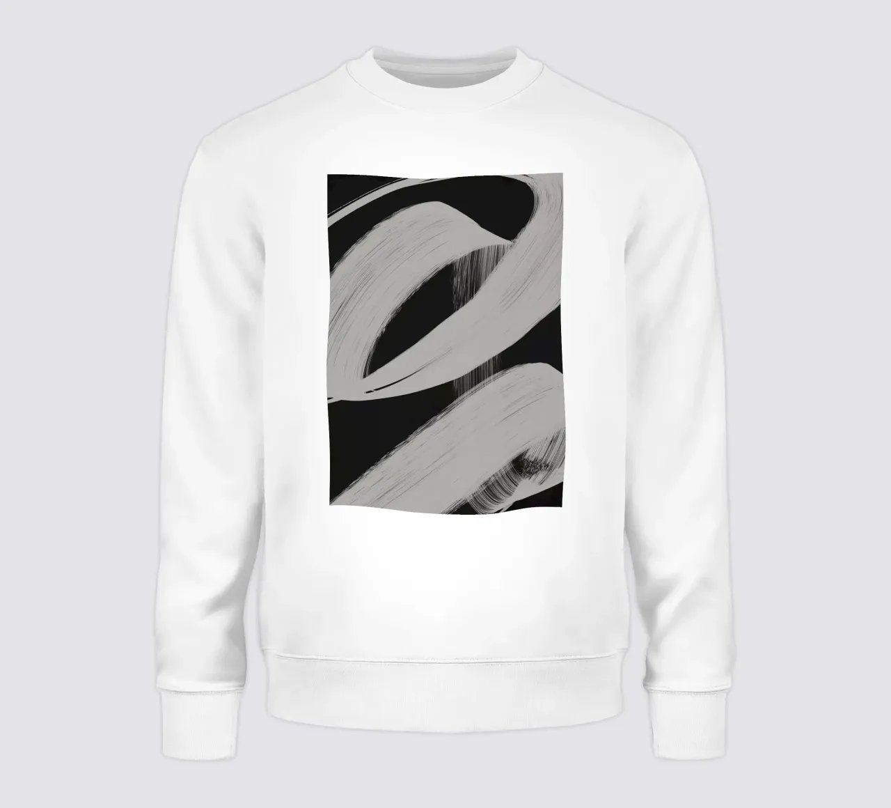 Gray Strokes No 2 sweatshirt van treechild