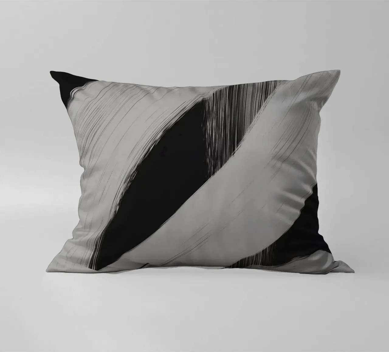Gray Strokes No 2 cuscino da treechild