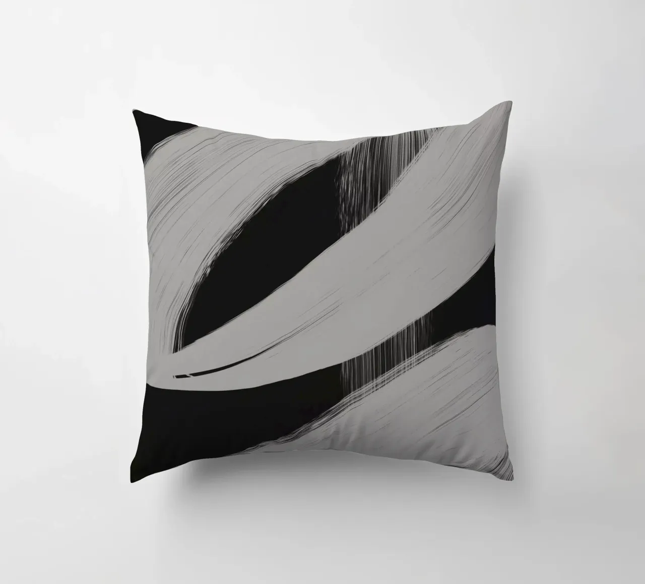 Gray Strokes No 2 cuscino da treechild