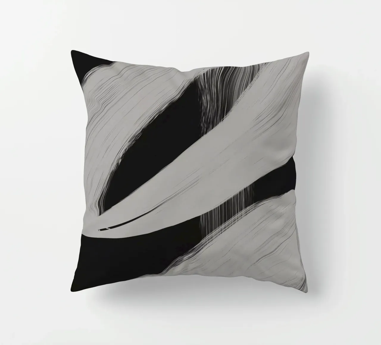 Gray Strokes No 2 cuscino da treechild