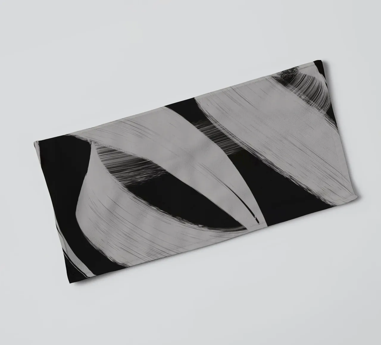 Gray Strokes No 2 toalla de baño de treechild