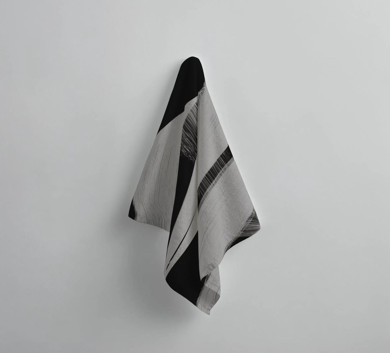 Gray Strokes No 2 Handtuch von treechild