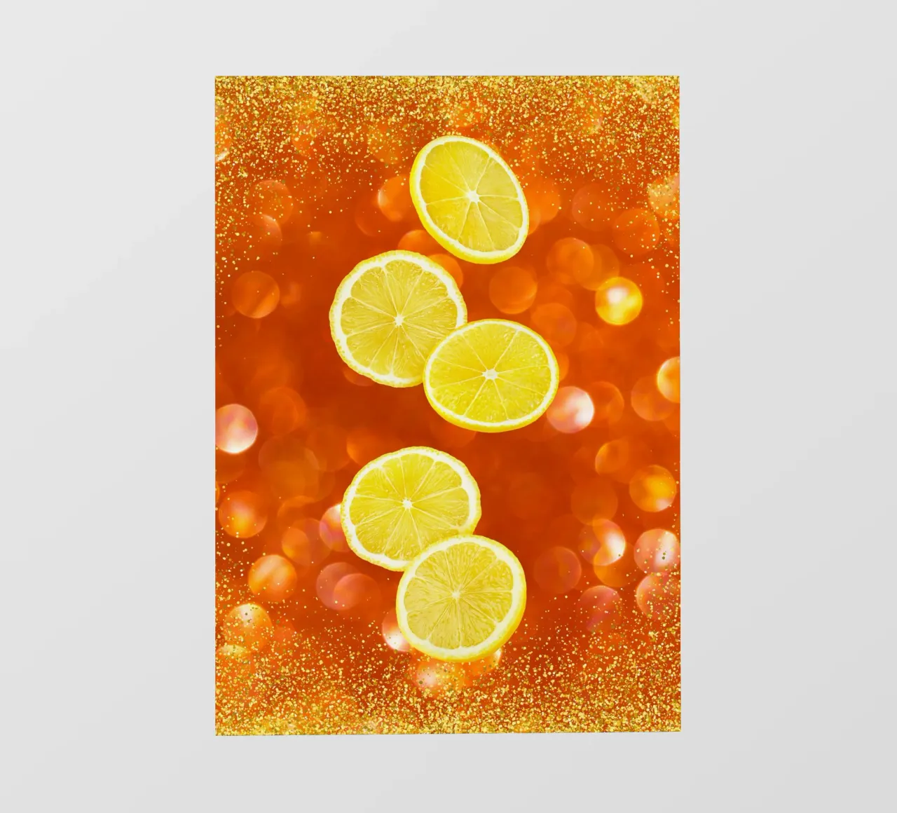 Lemon slices telo in pvc da PinkCandyWalls