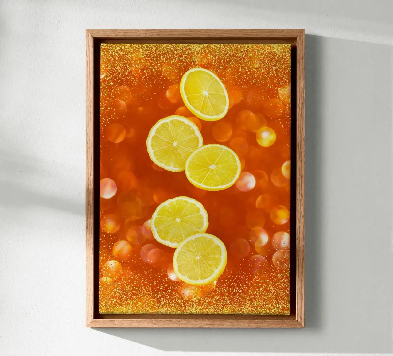 Lemon slices tela da PinkCandyWalls