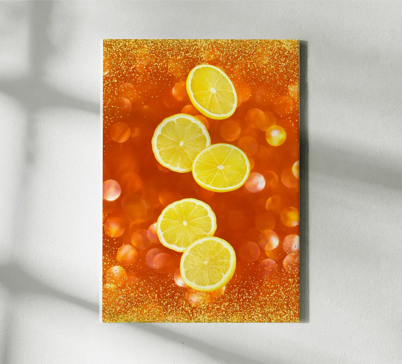 Lemon slices tela da PinkCandyWalls