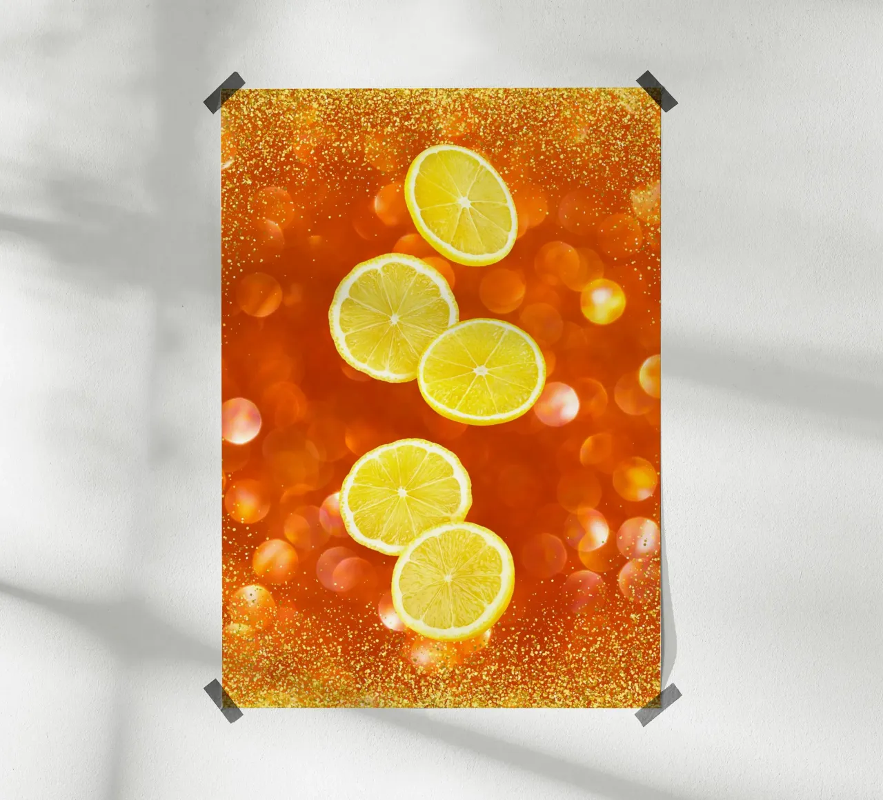 Lemon slices poster da PinkCandyWalls