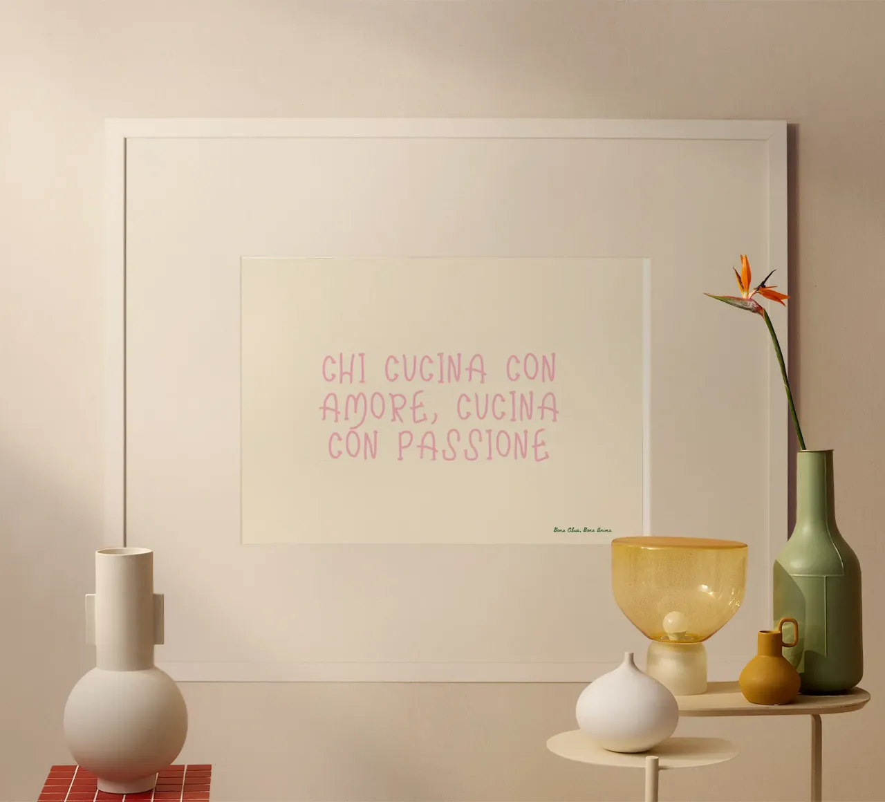 Chi Cucina Con Amore, Cucina Con Passione poster da PurePeachStudio