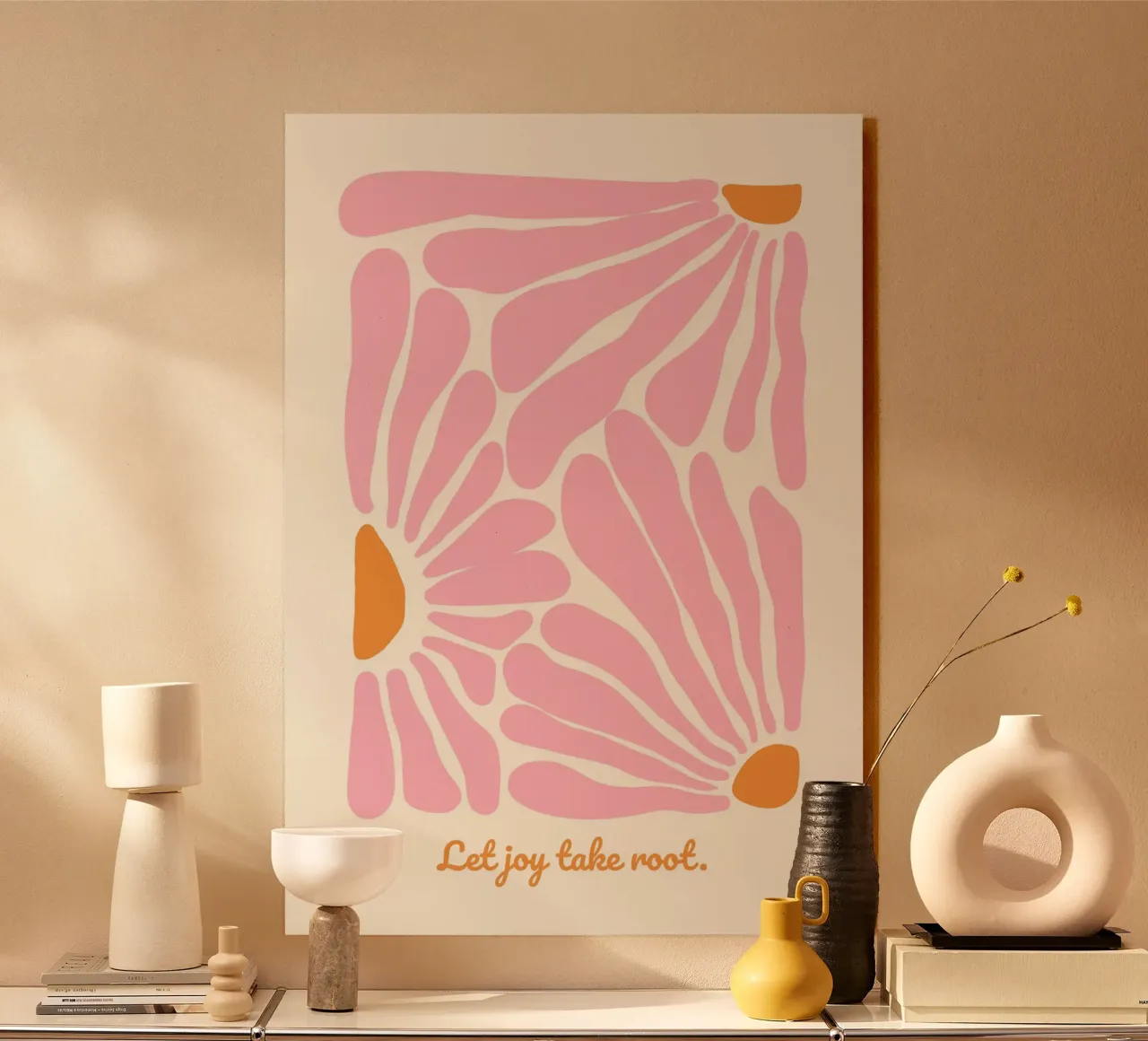 Let joy take root plexiglass da PinkCandyWalls