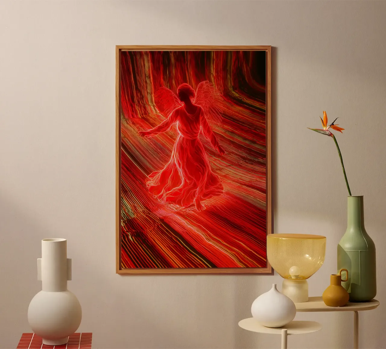 Passa un angelo | Fantasia digitale alluminio dibond da Autofocus