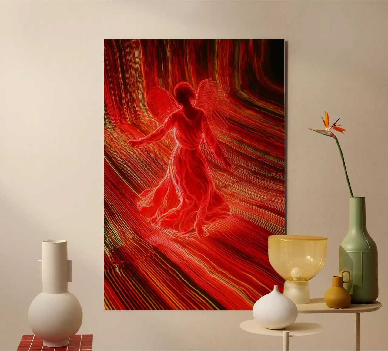 Passa un angelo | Fantasia digitale alluminio dibond da Autofocus