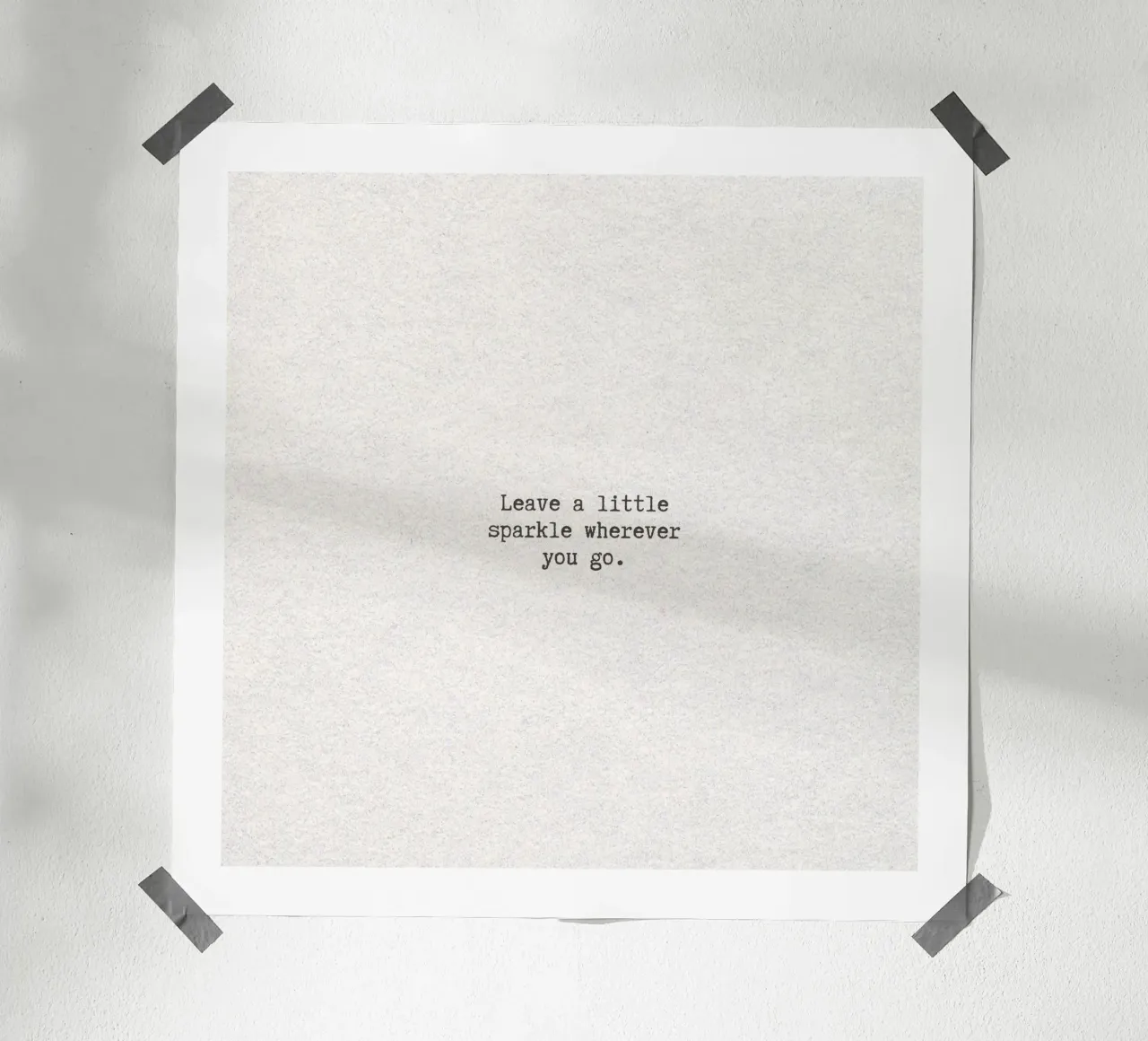 Leave a little spark poster da PurePeachStudio