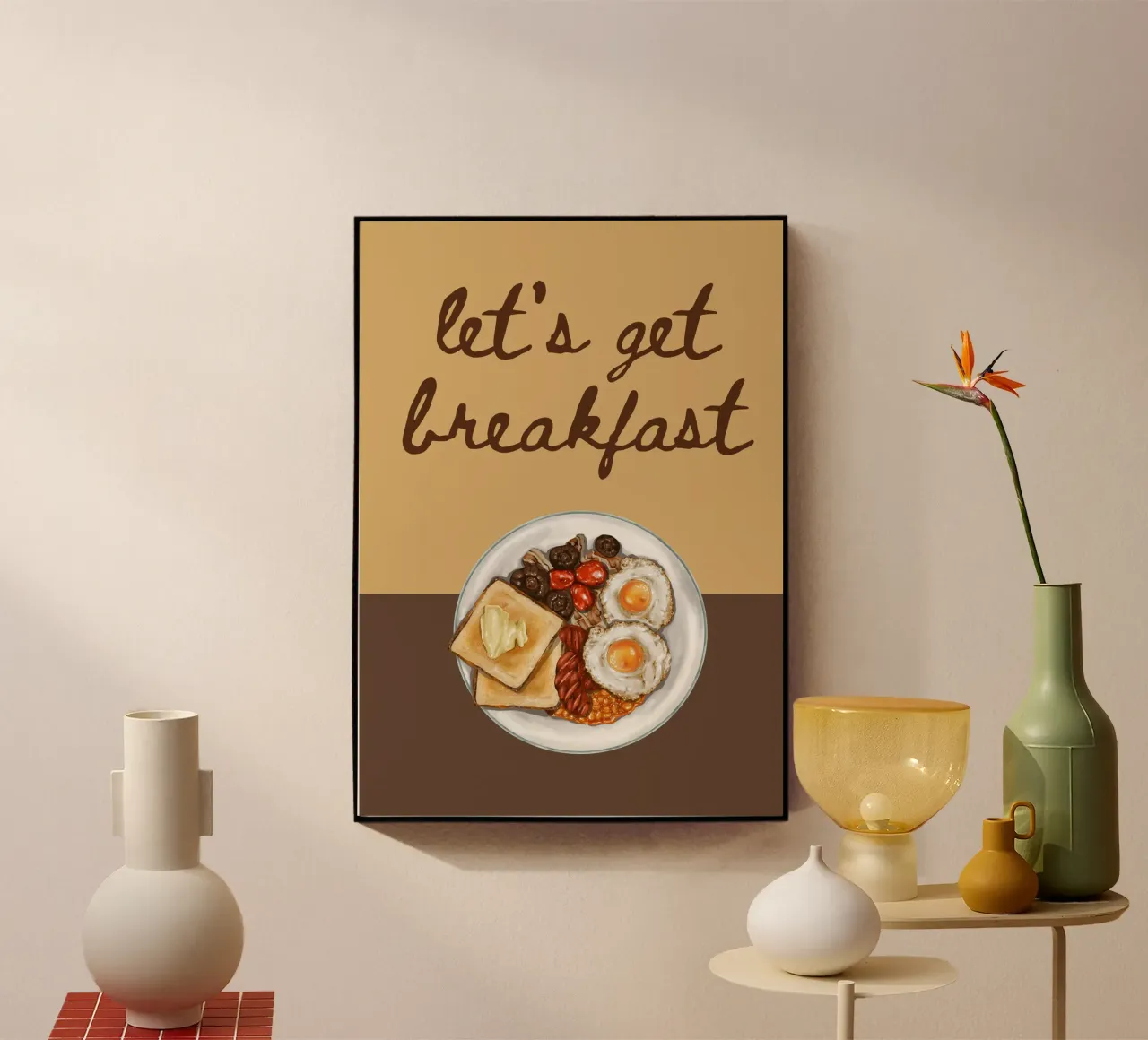 Let's get breakfast plexiglass da PinkCandyWalls