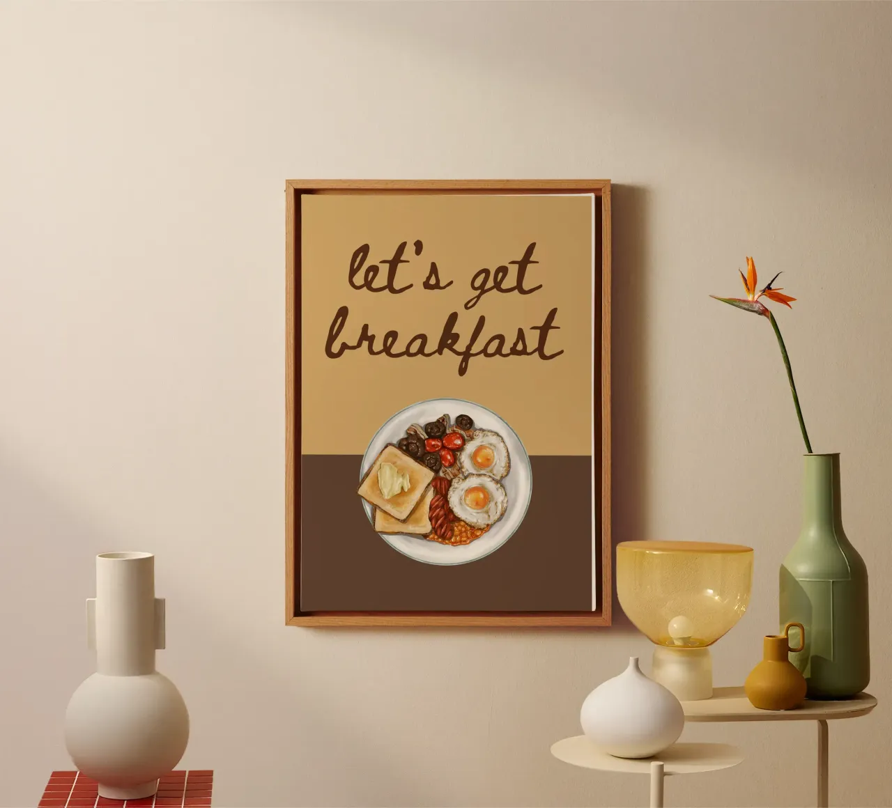 Let's get breakfast tela da PinkCandyWalls