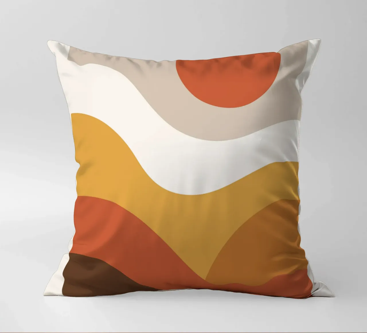 Wavy Desert Silhouettes cuscino da LisaArtes