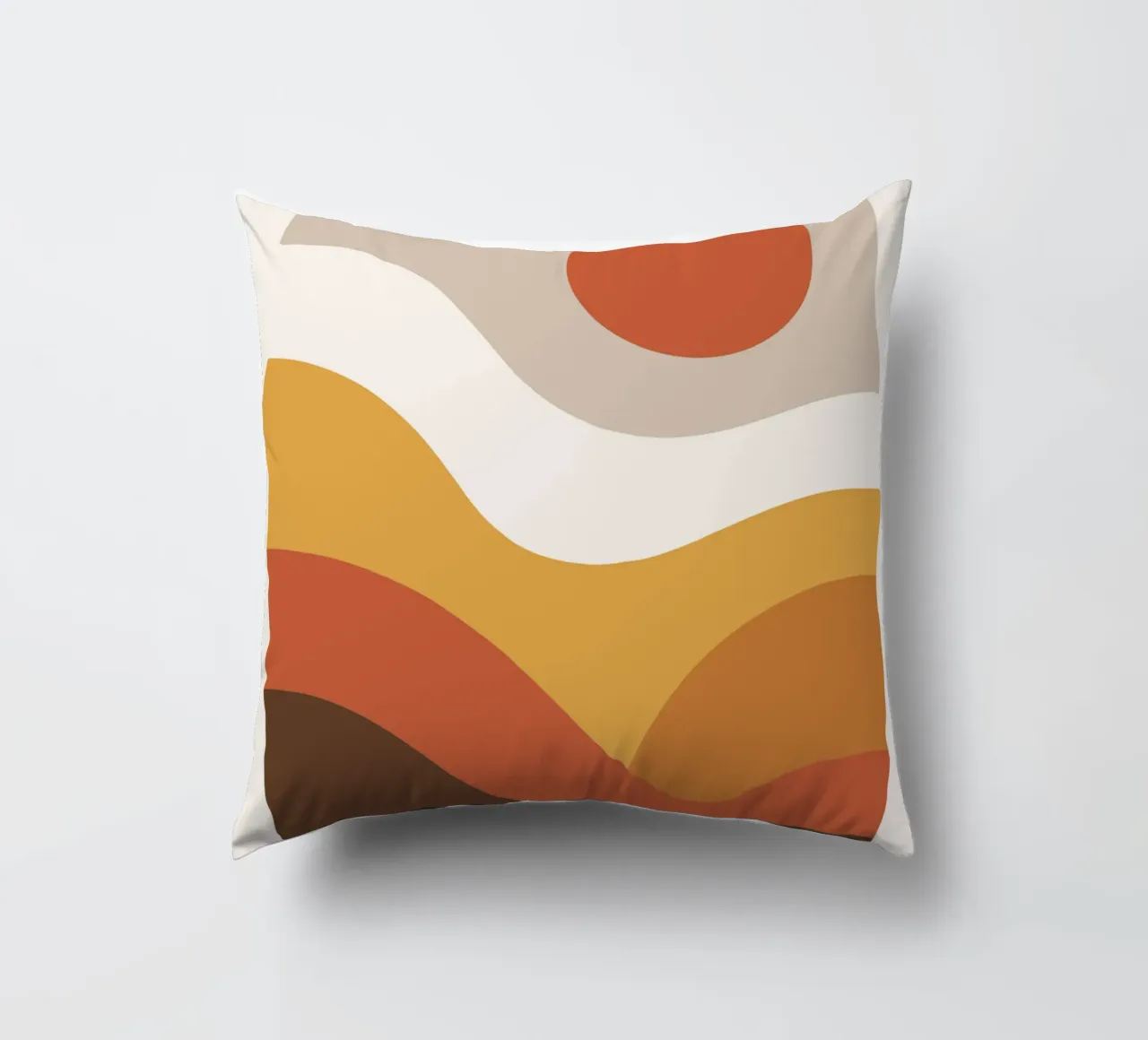 Wavy Desert Silhouettes cuscino da LisaArtes