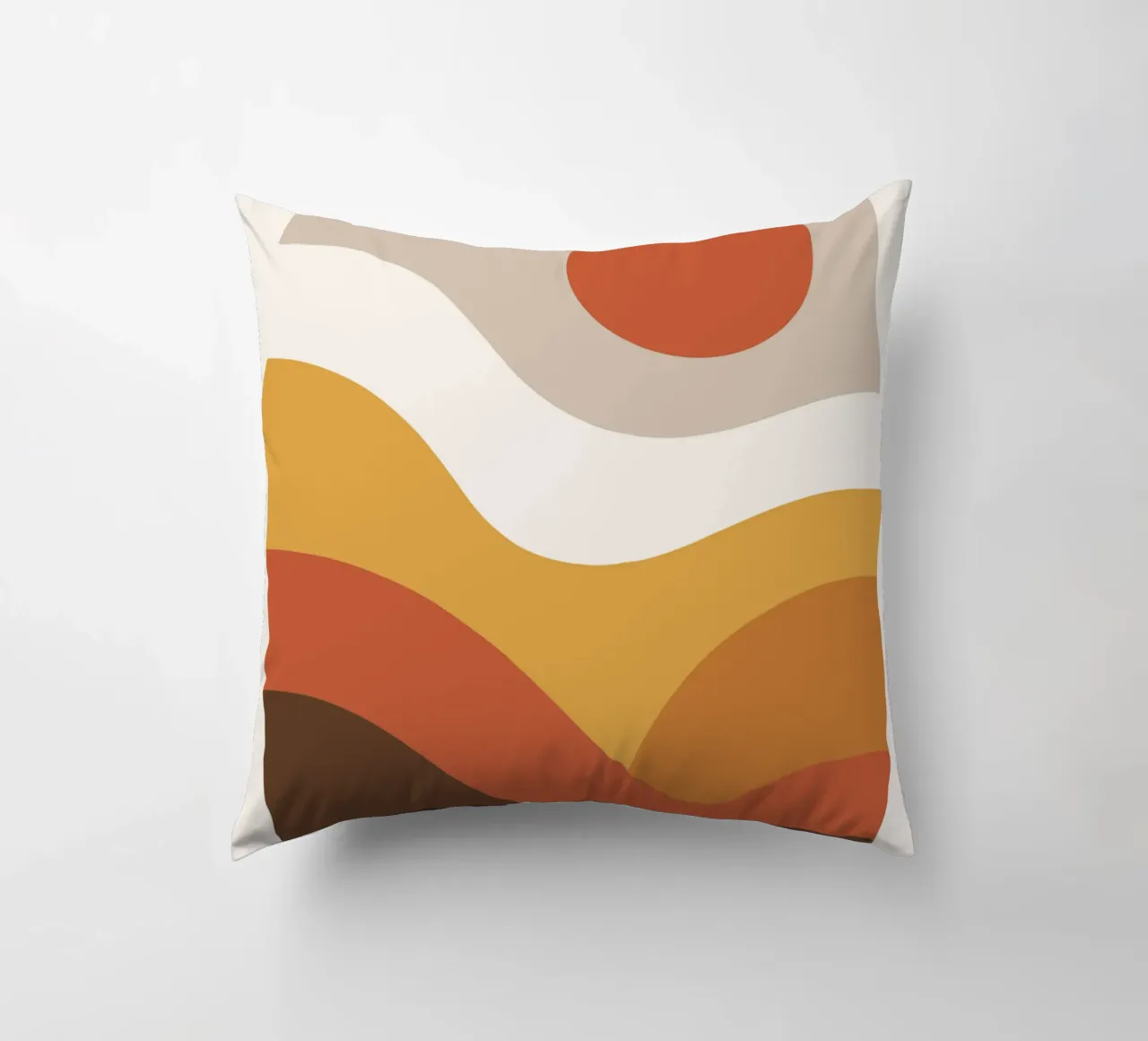 Wavy Desert Silhouettes cuscino da LisaArtes