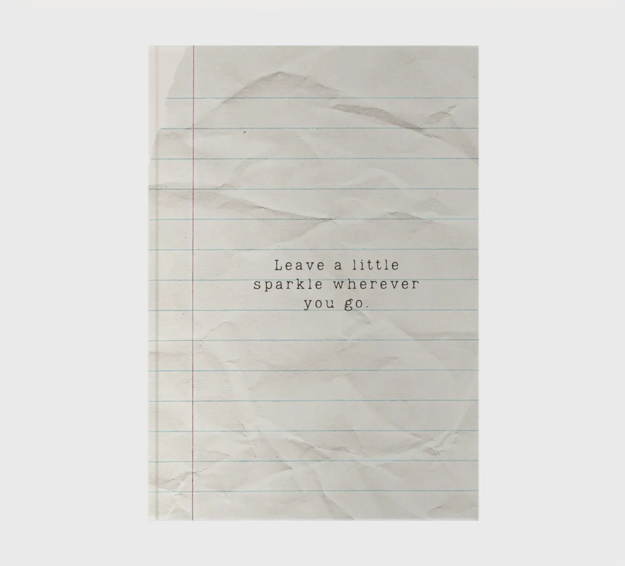 Leave a little spark diario da PurePeachStudio