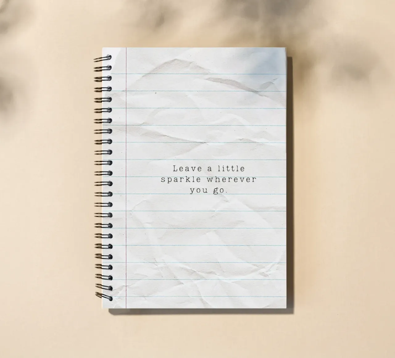Leave a little spark diario ad anelli da PurePeachStudio