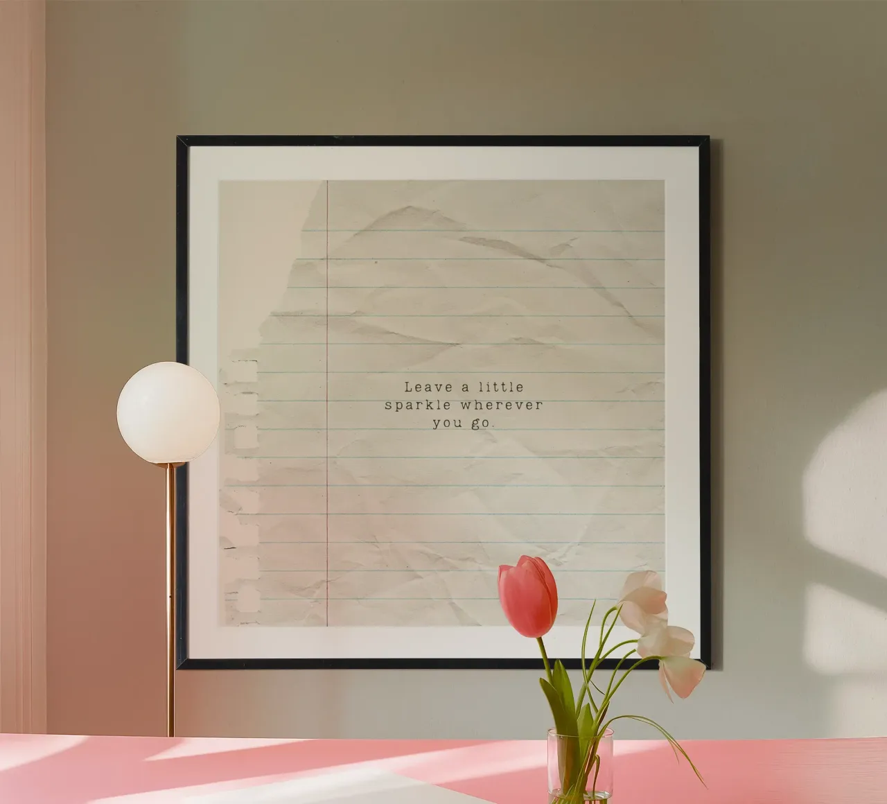 Leave a little spark poster da PurePeachStudio