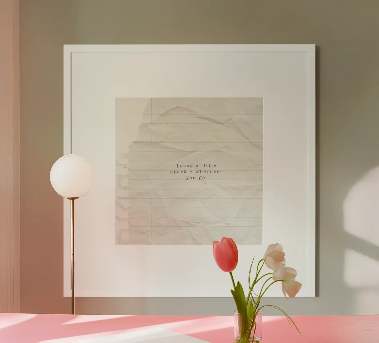 Leave a little spark poster da PurePeachStudio
