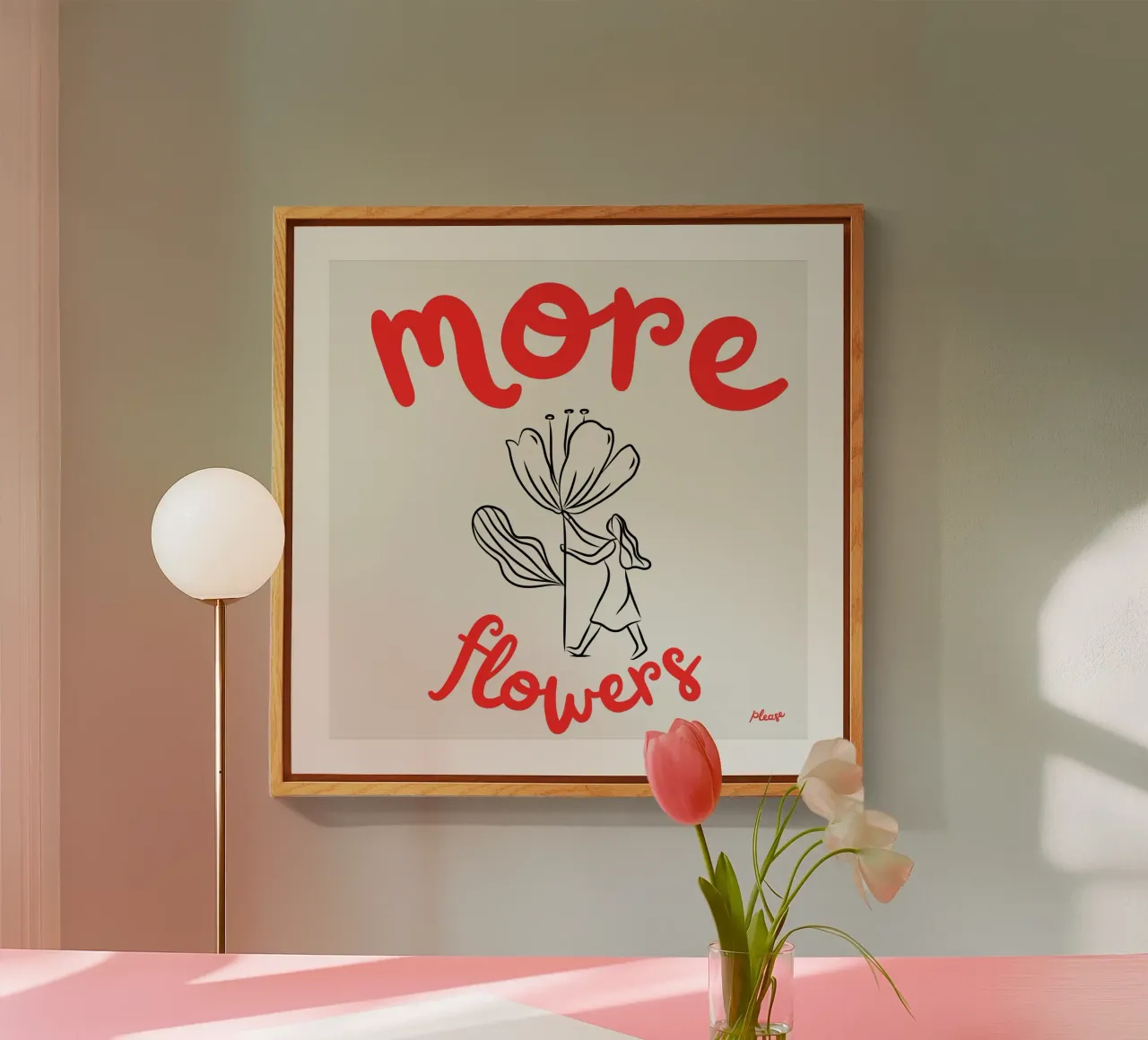 more flowers. please. plexiglass da PurePeachStudio