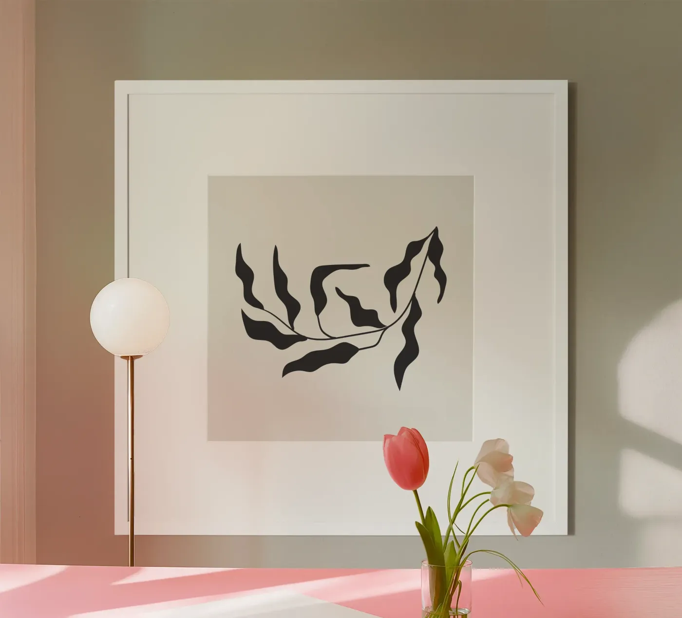 leaves poster van PurePeachStudio