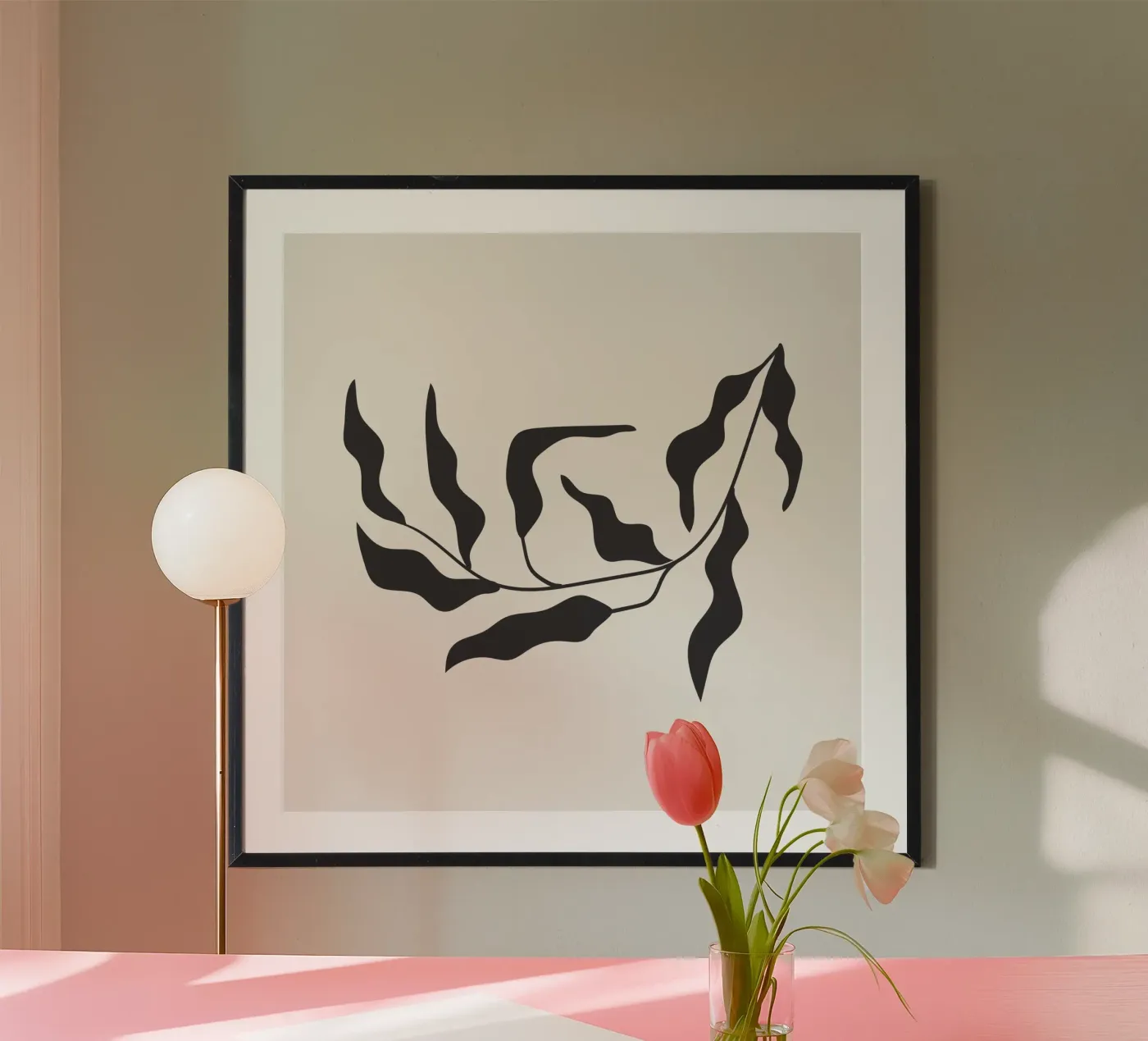 leaves poster van PurePeachStudio